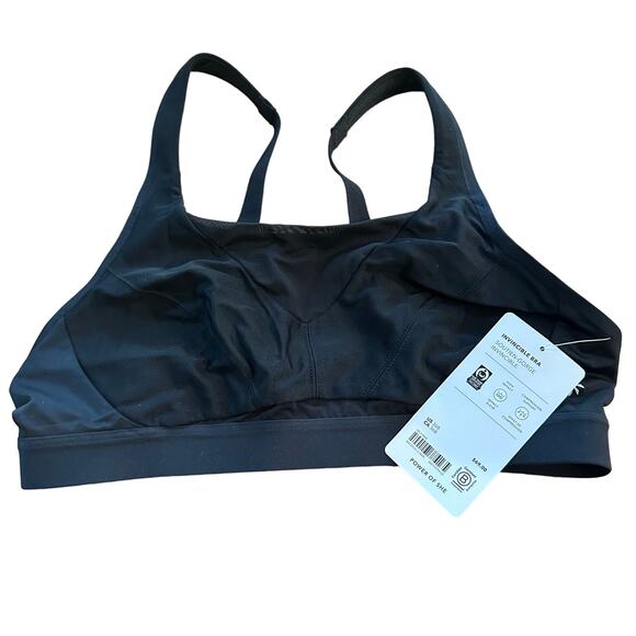 Athleta Invincible Sports Bra Black 36B - Picture 2 of 9